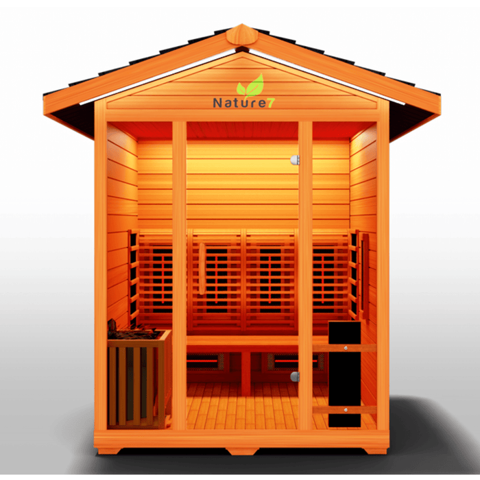 Medical Saunas Nature 7™ Outdoor Sauna - Industries First Hot Yoga Sauna - Nature7 V2