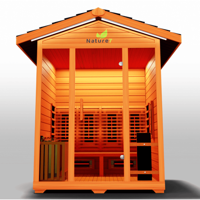 Medical Saunas Nature 7™ Outdoor Sauna - Industries First Hot Yoga Sauna - Nature7 V2