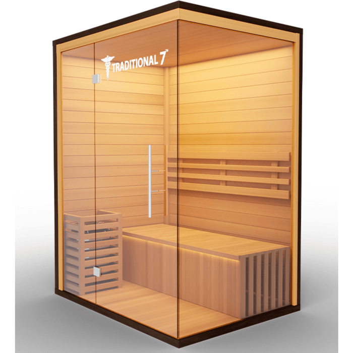 Medical Saunas | Traditional 7 v2a Medical Sauna | Ultimate Stress Relief